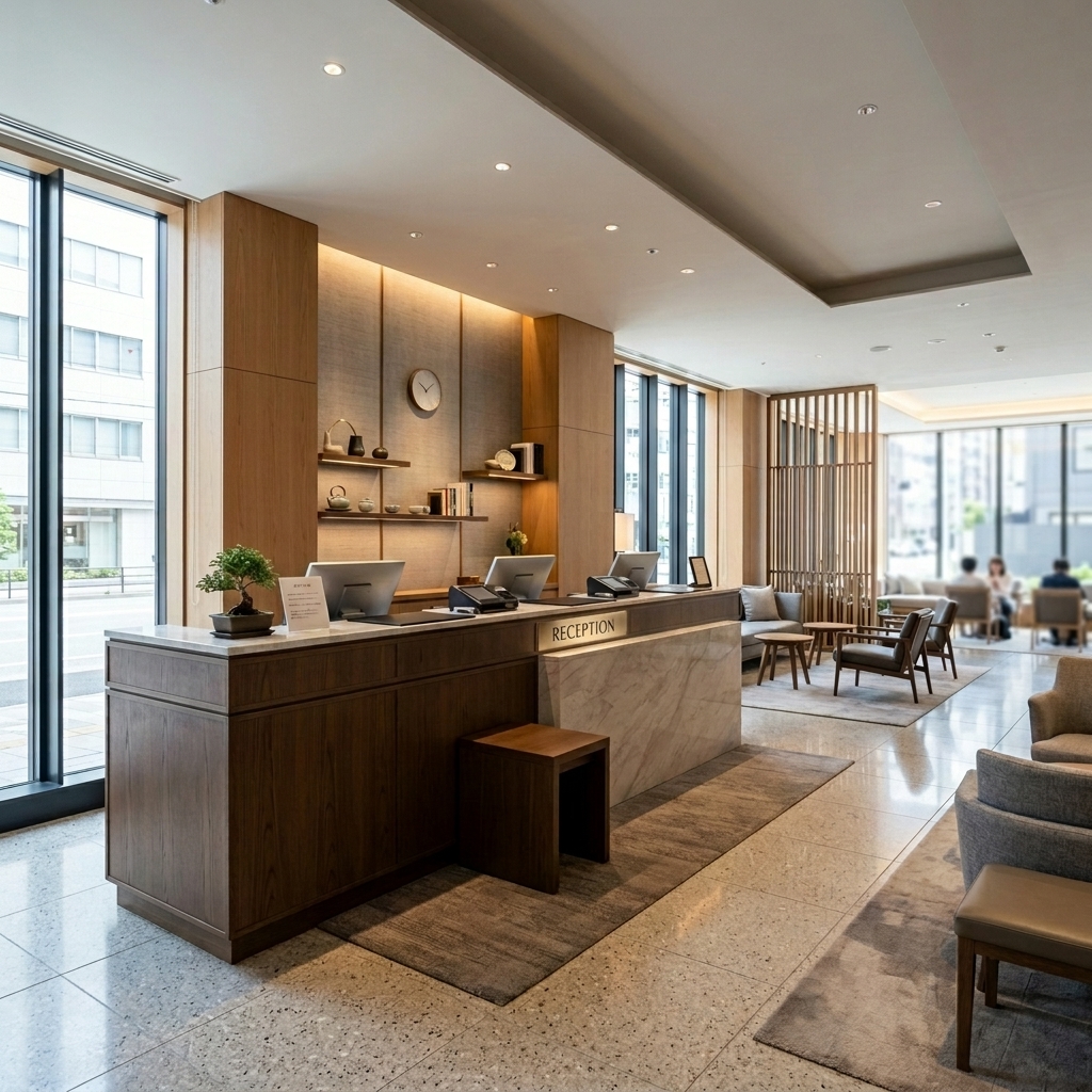 Modern Business Hotel Lobby